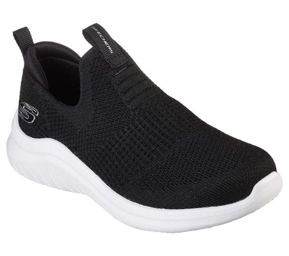 Chlapecké Boty Casual Skechers Ultra Flex 2.0 - Mirkon Černé Bílé | ZBINLVQ-86