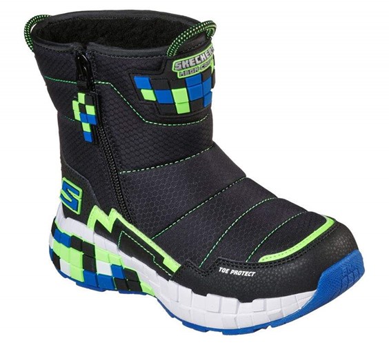 Chlapecké Boty Skechers Mega-Craft - Cuboforce Černé Zelene | VLGICZU-38