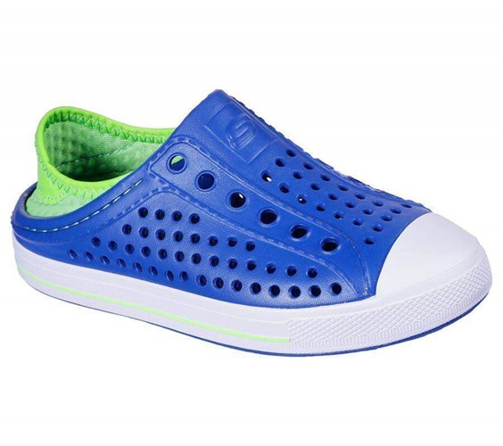 Chlapecké Mokasíny Skechers Guzman Steps - Aqua Surge Blankyt Zelene | QRDCOIK-35