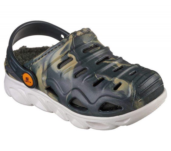 Chlapecké Mokasíny Skechers Hypno-Splash - Cozy Blast Olivy Zelené | JKRWMSA-17