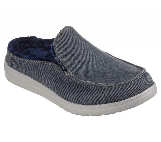 Chlapecké Mokasíny Skechers Melson - Comfy Time Tmavě Blankyt | LCMKWVF-90