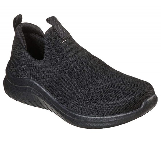 Chlapecké Mokasíny Skechers Ultra Flex 2.0 - Mirkon Černé | ABTPGFY-94