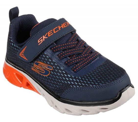 Chlapecké Tenisky Skechers Glide-Step Sportovní Tmavě Blankyt Oranžové | NORZCPW-59