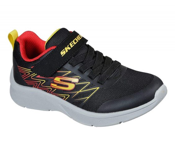 Chlapecké Tenisky Skechers Microspec - Texlor Černé Červené | ZJYORFT-61