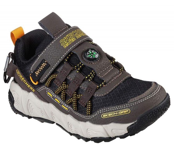 Chlapecké Tenisky Skechers Velocitrek - Pro Scout Čokolády Černé | YJWBHFA-20