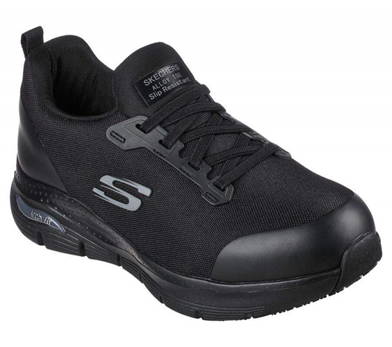 Dámské Bezpečnostní Boty Skechers Arch Fit SR - Evzan Černé | NIRDZEY-62