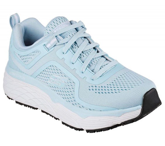 Dámské Bezpečnostní Boty Skechers Max Cushioning Elite SR - Banham Světle Blankyt | PTRHYQM-09