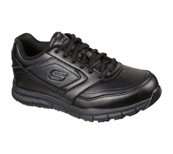 Dámské Bezpečnostní Boty Skechers Relaxed Fit: Nampa - Wyola SR Černé | EZKPMIC-18