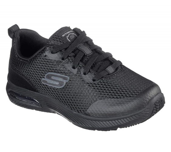 Dámské Bezpečnostní Boty Skechers Relaxed Fit: DynaAir SR Černé | NAHZMCD-90