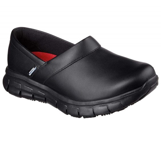 Dámské Bezpečnostní Boty Skechers Relaxed Fit: Sure Track - Bernal SR Černé | NUADPKR-39