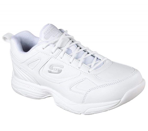 Dámské Bezpečnostní Boty Skechers Relaxed Fit: Dighton - Bricelyn SR Bílé | VPOZYIH-01