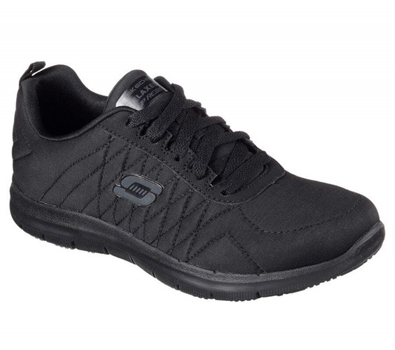 Dámské Bezpečnostní Boty Skechers Relaxed Fit: Ghenter SR Černé | YIVXHEP-75