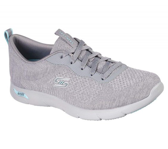 Dámské Boty Casual Skechers Arch Fit Refine - Lavish Šedé | USCDGMI-72