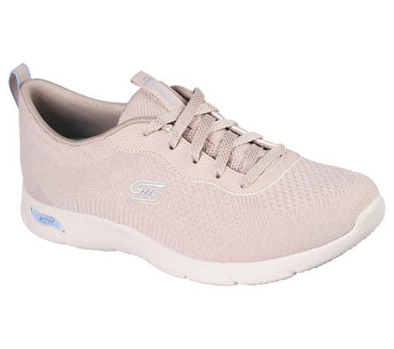 Dámské Boty Casual Skechers Arch Fit Refine - Lavish Šedé Hnědé | XVTILJZ-89