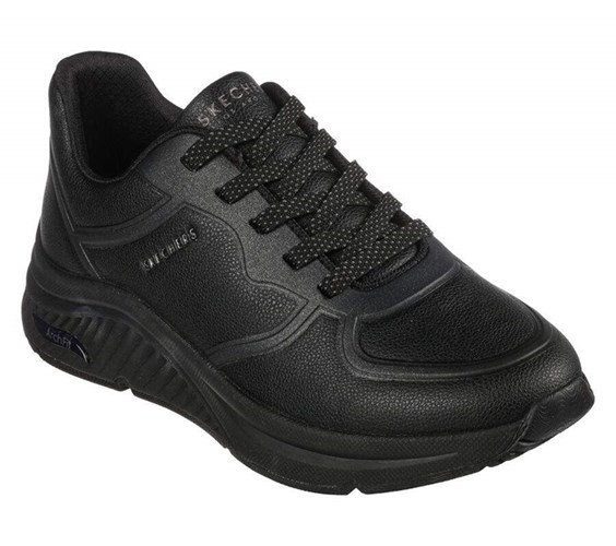 Dámské Boty Casual Skechers Arch Fit: S-Miles - Mile Makers Černé | CKBPRHF-45