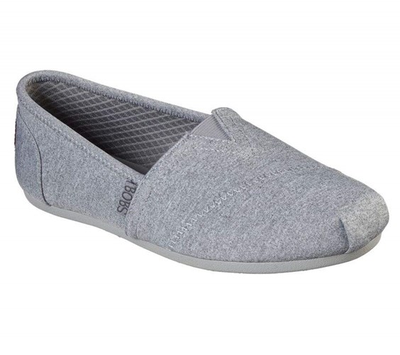 Dámské Boty Casual Skechers BOBS Plush - Express Yourself Šedé | CADFTVM-15