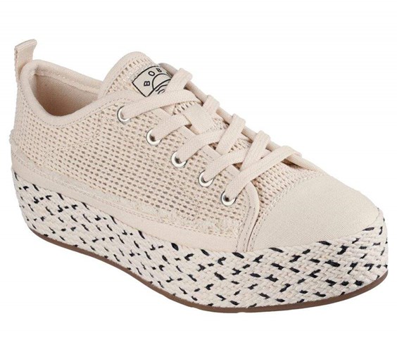 Dámské Boty Casual Skechers BOBS Sesame - Cute Výška Béžový | JWENKVL-20