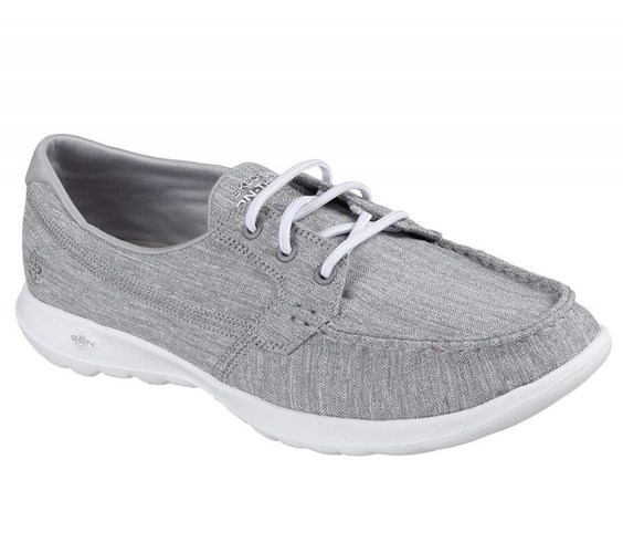 Dámské Boty Casual Skechers GOwalk Lite - Isla Světle Šedé | IAUFKEG-84