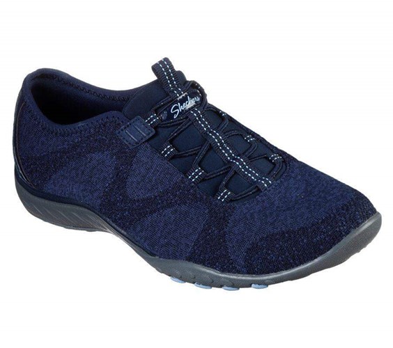 Dámské Boty Casual Skechers Relaxed Fit: Breathe-Easy - Opportuknity Tmavě Blankyt | GKLIDXE-46