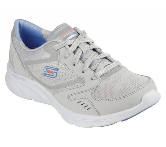 Dámské Boty Casual Skechers Relaxed Fit: D'Lux Pohodlí - Plenty Success Šedé | QIVYJGZ-53