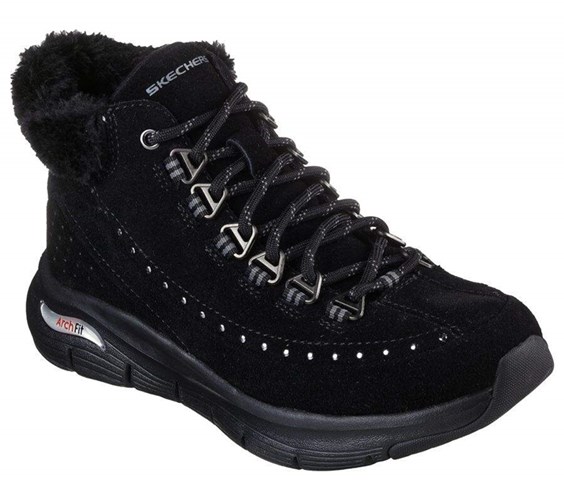 Dámské Boty Skechers Arch Fit - Goodnight Černé | EIQGFTZ-67