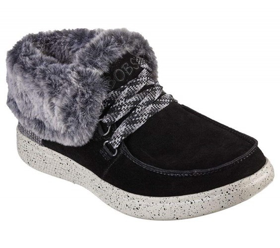 Dámské Boty Skechers BOBS Skipper - Mushers Delight Černé | YMJKWCQ-73