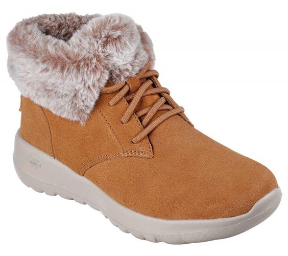 Dámské Boty Skechers On-the-GO Joy - Plush Dreams Hnědé | DQZTXKP-58