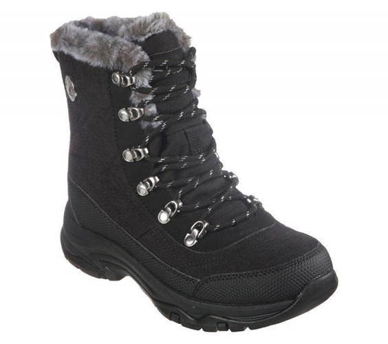 Dámské Boty Skechers Trego - Cold Blues Černé | ICHOKSQ-28