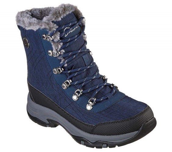 Dámské Boty Skechers Trego - Cold Blues Tmavě Blankyt | WLCJIEM-46