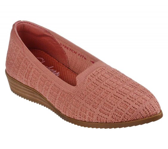 Dámské Flats Skechers Cleo Sawdust Růžové | BIKMLQR-26