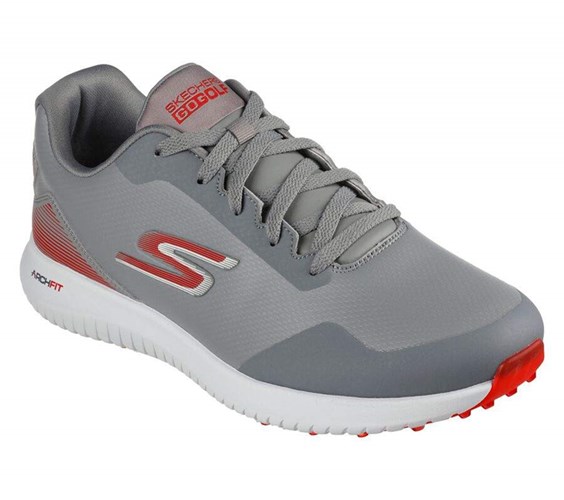 Dámské Golfové Boty Skechers Arch Fit GO GOLF Max 2 Šedé Červené | EYNDFQB-69