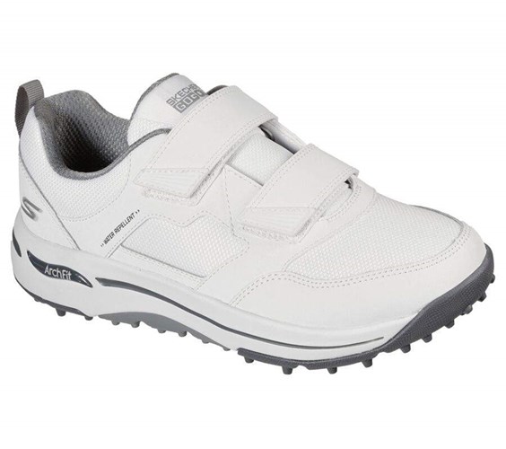 Dámské Golfové Boty Skechers GO GOLF Arch Fit - Front Nine Bílé Černé | XUPNBRG-47