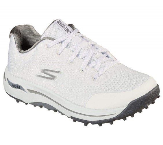 Dámské Golfové Boty Skechers GO GOLF Arch Fit - Balance Bílé | YRVUOTH-52