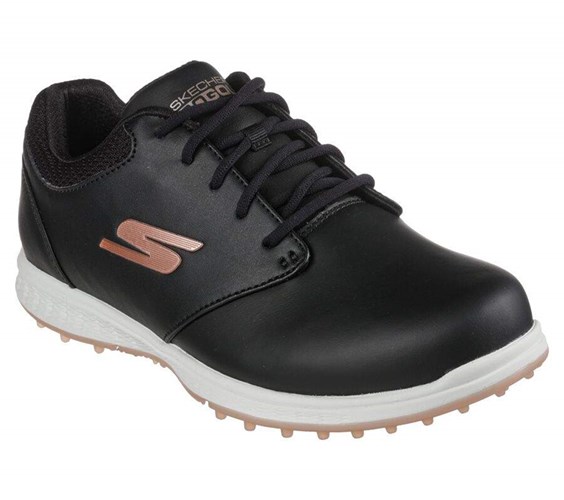 Dámské Golfové Boty Skechers GO GOLF Bold Černé Růžové Zlaté | NYZCOLF-02