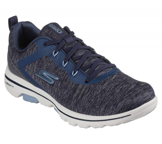 Dámské Golfové Boty Skechers Relaxed Fit: GO GOLF WALK 5 Tmavě Blankyt Blankyt | HNDZPGQ-35