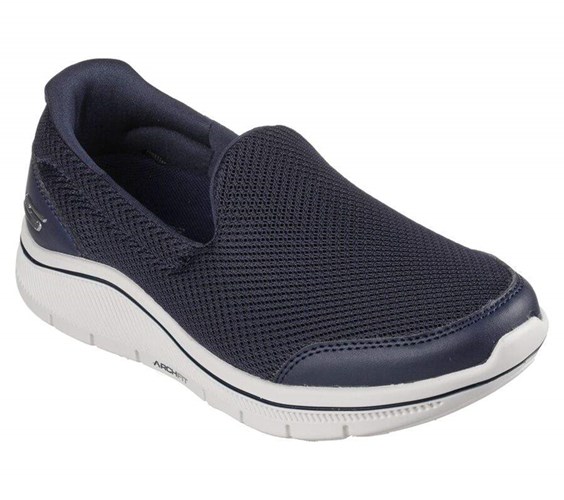 Dámské Golfové Boty Skechers Relaxed Fit: GO GOLF Arch Fit Walk Tmavě Blankyt Bílé | RIDKHUM-18