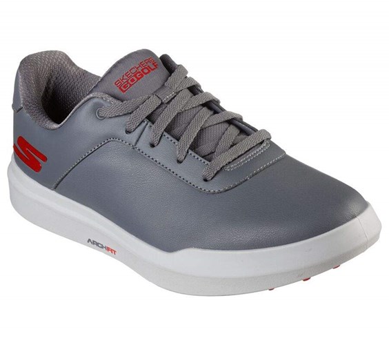 Dámské Golfové Boty Skechers Relaxed Fit: GO GOLF Drive 5 Šedé Červené | VWOSKNC-95