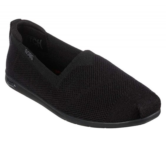 Dámské Mokasíny Skechers Arch Fit BOBS Plush Černé | GUCFNWP-73