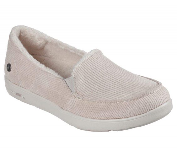 Dámské Mokasíny Skechers Arch Fit Lounge - Soften Béžový | GOCFIJH-35