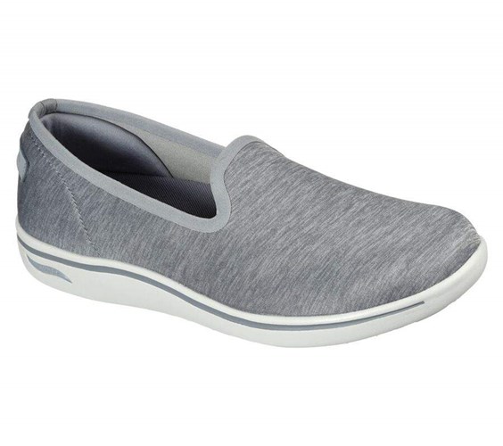 Dámské Mokasíny Skechers Arch Fit Uplift - Perceived Šedé | DUNWAKF-52