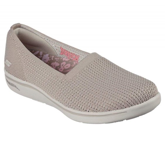 Dámské Mokasíny Skechers Arch Fit Uplift - Sweet Notion Šedé Hnědé | KQNABUT-42