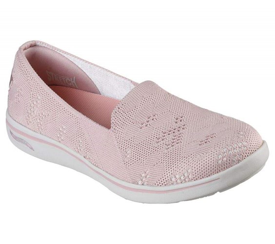 Dámské Mokasíny Skechers Arch Fit Uplift - Wishful Růžové | PLEABGS-04