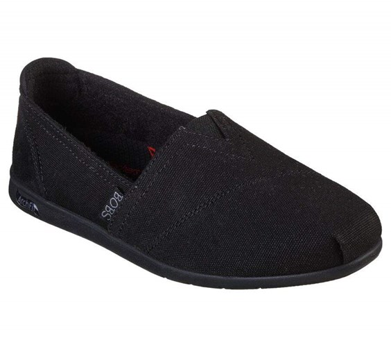 Dámské Mokasíny Skechers BOBS Plush Arch Fit - For3ver Luv Černé | GJLRMED-78