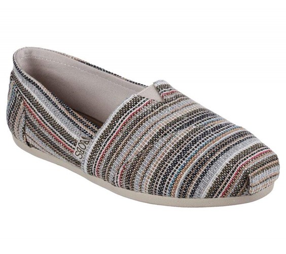 Dámské Mokasíny Skechers BOBS Plush - Roaring Waters Béžový Viacfarebný | OHJEGWX-76