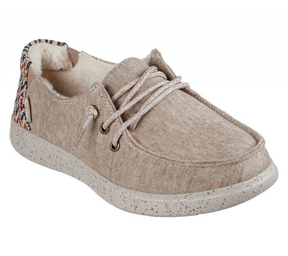 Dámské Mokasíny Skechers BOBS Skipper - Cozyville Šedé Hnědé | JKAZDQX-42