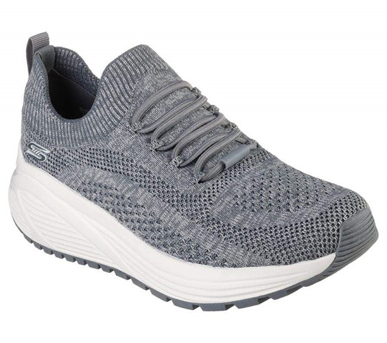 Dámské Mokasíny Skechers BOBS Sportovní Sparrow 2.0 - Vítr Chime Šedé | ZKGUQSD-28