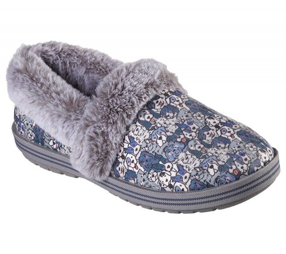 Dámské Mokasíny Skechers BOBS Too Cozy - Woof Lodge Tmavě Blankyt Viacfarebný | JLPAUOQ-74