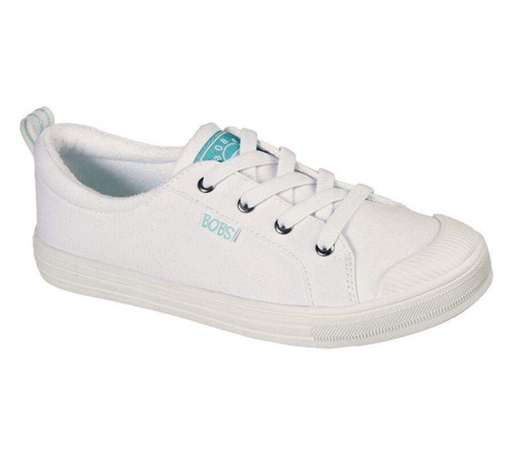 Dámské Mokasíny Skechers Bobs B Cool - Dainty Daisy Bílé | XLPWUVA-79