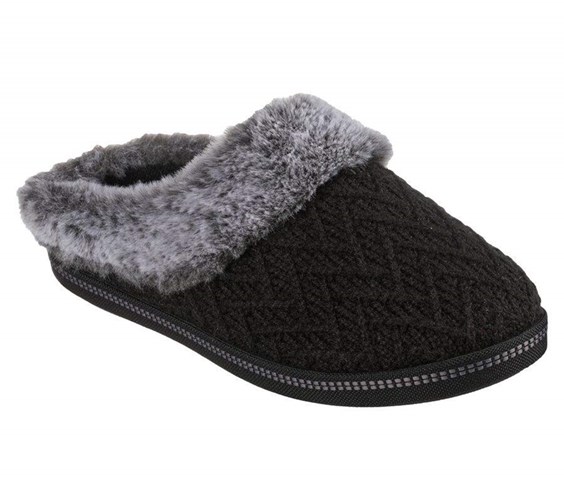 Dámské Mokasíny Skechers Cozy Campfire - Home Essential Černé | BANGRTO-13