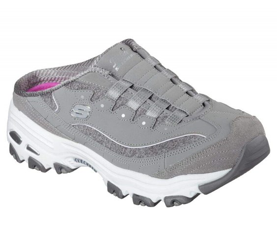 Dámské Mokasíny Skechers D'lites - Resilient Šedé Bílé | WASQKJB-71